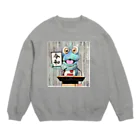 有明ガタァ商会の令和のガタゴロウ Crew Neck Sweatshirt