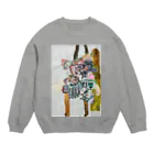 ふっかふっかひゅーんのひと Crew Neck Sweatshirt