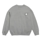 -END-のぽったりモルモットはなしずく・はな白Ver. Crew Neck Sweatshirt