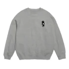 SUIMINグッズのお店の【小】餃子をMacBookのように運ぶねこ Crew Neck Sweatshirt