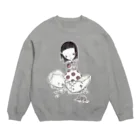 ねんねん虫の抜け殻　 Crew Neck Sweatshirt