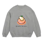 Couleur(クルール)の桃のコンポート Crew Neck Sweatshirt