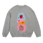 きままNIESの臓器だZOU（顔アリ版） Crew Neck Sweatshirt