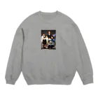 天文部 officialのHappy Kikugen Family  Crew Neck Sweatshirt