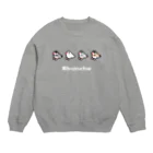 たかはらの文鳥ドット #buncho(白文字) Crew Neck Sweatshirt