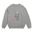 裁縫～ンの病んでるよ。ヤンデール君！ Crew Neck Sweatshirt