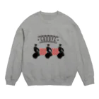 ぷろぐらむきゅーのGROOVYな婦人（レッド） Crew Neck Sweatshirt