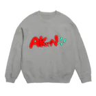 お参りとかげのあかーん！！ Crew Neck Sweatshirt