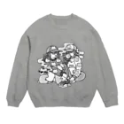 おおぐりさちこの吸って吐いて Crew Neck Sweatshirt