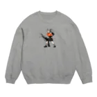 可愛い研究所 SUZURI部のひとことブローチ用スウェット② Crew Neck Sweatshirt