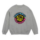 寒がりモンスターのつらい！ねむい、もうダメ♥全身(淡色用) Crew Neck Sweatshirt