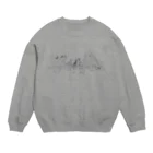 Heiwacho Design Clubの犬の集会 Crew Neck Sweatshirt