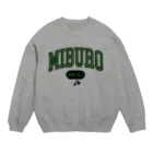 No.326のカレッジ2 グリーン×ブラックロゴ Crew Neck Sweatshirt