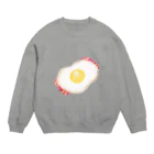 くろすけのベーコンエッグ Crew Neck Sweatshirt