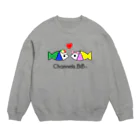 Channels.BiBのさかなロゴ　ぼうしくんとりぼんちゃん Crew Neck Sweatshirt