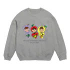 fulaughjiのふじフルーツ/Fuji Fruit Crew Neck Sweatshirt