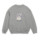 チンチラ雑貨MarkCrownのパンケーキチンチラちゃん Crew Neck Sweatshirt