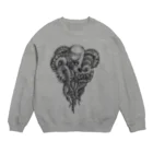 EEEEEEAT YOUのdevil fish Crew Neck Sweatshirt