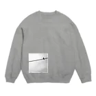 ひかりのおそとのカラス Crew Neck Sweatshirt