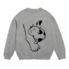 Hemingway-Caitのすねこすり Crew Neck Sweatshirt