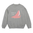 さかたようこ / サメ画家のほっとひと息サメ〈濃いめの地色向け〉 Crew Neck Sweatshirt
