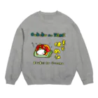 造形のおうさま公式のもっと休め！王国の民 Crew Neck Sweatshirt