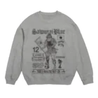 BLACKBELTのSAMURAIBLUE Tシャツ Crew Neck Sweatshirt