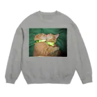 猫充商店のずっと一緒だよ（はく、りん） Crew Neck Sweatshirt