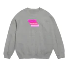 カリスマニートのCharisma neet ピンク3ボックス Crew Neck Sweatshirt