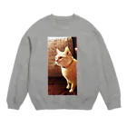 rmskのモフモフレディねこちゃん Crew Neck Sweatshirt