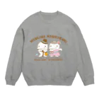 三角西港 世界遺産登録！ スナメリビーチのムル＆メリィ Crew Neck Sweatshirt