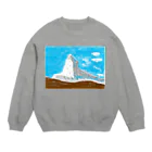 白井　快士の早朝の山 Crew Neck Sweatshirt