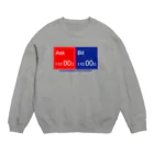 金融投資デザイン　カマラオンテ-ムラサキのタミヤカラー FX スピード注文 bit ask トレーダー トレード 外為 為替 Crew Neck Sweatshirt