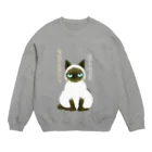 シャム子のシャム子 Crew Neck Sweatshirt