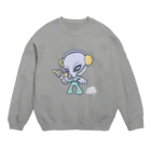 MadPurenessのグレイタイプ・エイリアン Crew Neck Sweatshirt