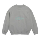 シマウマの箱ひげ図 Crew Neck Sweatshirt