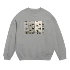 野鳥洋品店のとあるビル Crew Neck Sweatshirt