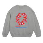 キッズモード某の赤いカイト Crew Neck Sweatshirt