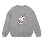 へんてこな文鳥さんのお店の文鳥ブラザーズ Crew Neck Sweatshirt