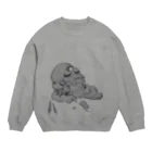 夕暮れざくろの憂鬱.天才なのに Crew Neck Sweatshirt