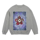 シウラキワの花 Crew Neck Sweatshirt