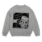 イラスト MONYAAT のGz かぼちゃバーガーＤ Crew Neck Sweatshirt