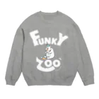 やまもとしんじのシロクマ 〜FUNKY ZOO〜 Crew Neck Sweatshirt