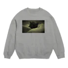 ChatNoir2012のマドロムクロネコ(ФωФ) Crew Neck Sweatshirt