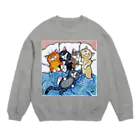 03damono🇯🇵のおやすみCAT’S Crew Neck Sweatshirt