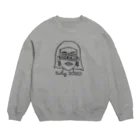 crew×Sailing2020のモノトーン　ガール Crew Neck Sweatshirt