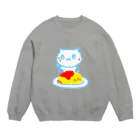 ぜつねこ屋(=^０ｗ０^=)のオムライス(=^０ｗ０^=) Crew Neck Sweatshirt