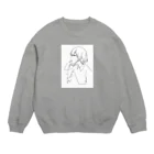 焼きあかべこのうつろちゃん Crew Neck Sweatshirt