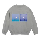 Bonne-bonticcanoのビーバームーン Crew Neck Sweatshirt