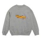 おかゆちゃんDENIMSのフトアゴヒゲトカゲ学名"Pogona vitticeps"スウェット Crew Neck Sweatshirt